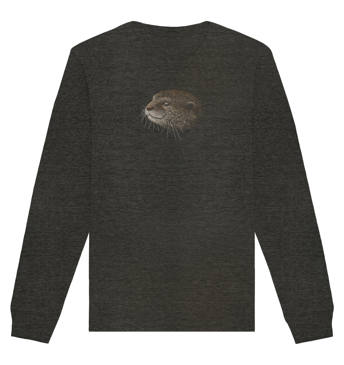 Otter Bleistift Zeichnung KritzelKunst - Organic Basic Unisex Sweatshirt