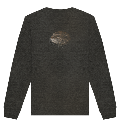Otter Bleistift Zeichnung KritzelKunst - Organic Basic Unisex Sweatshirt