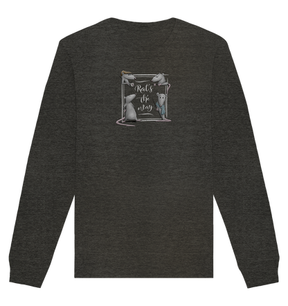 Rat’s The Way Kaffeehaus Ratten - Organic Basic Unisex Sweatshirt