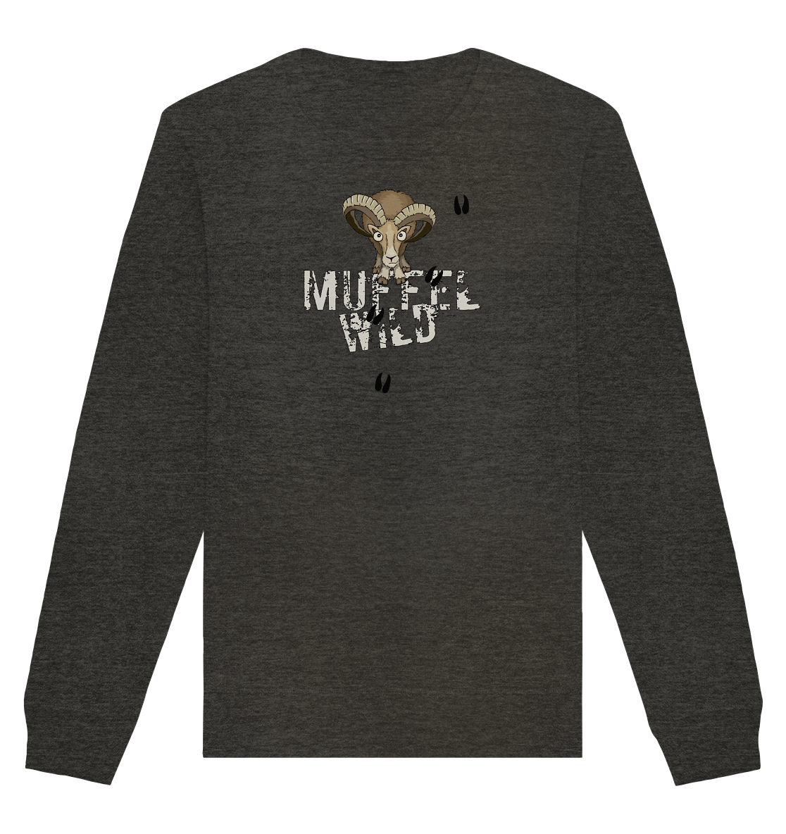 Muffel Wild Mufflon - Organic Basic Unisex Sweatshirt