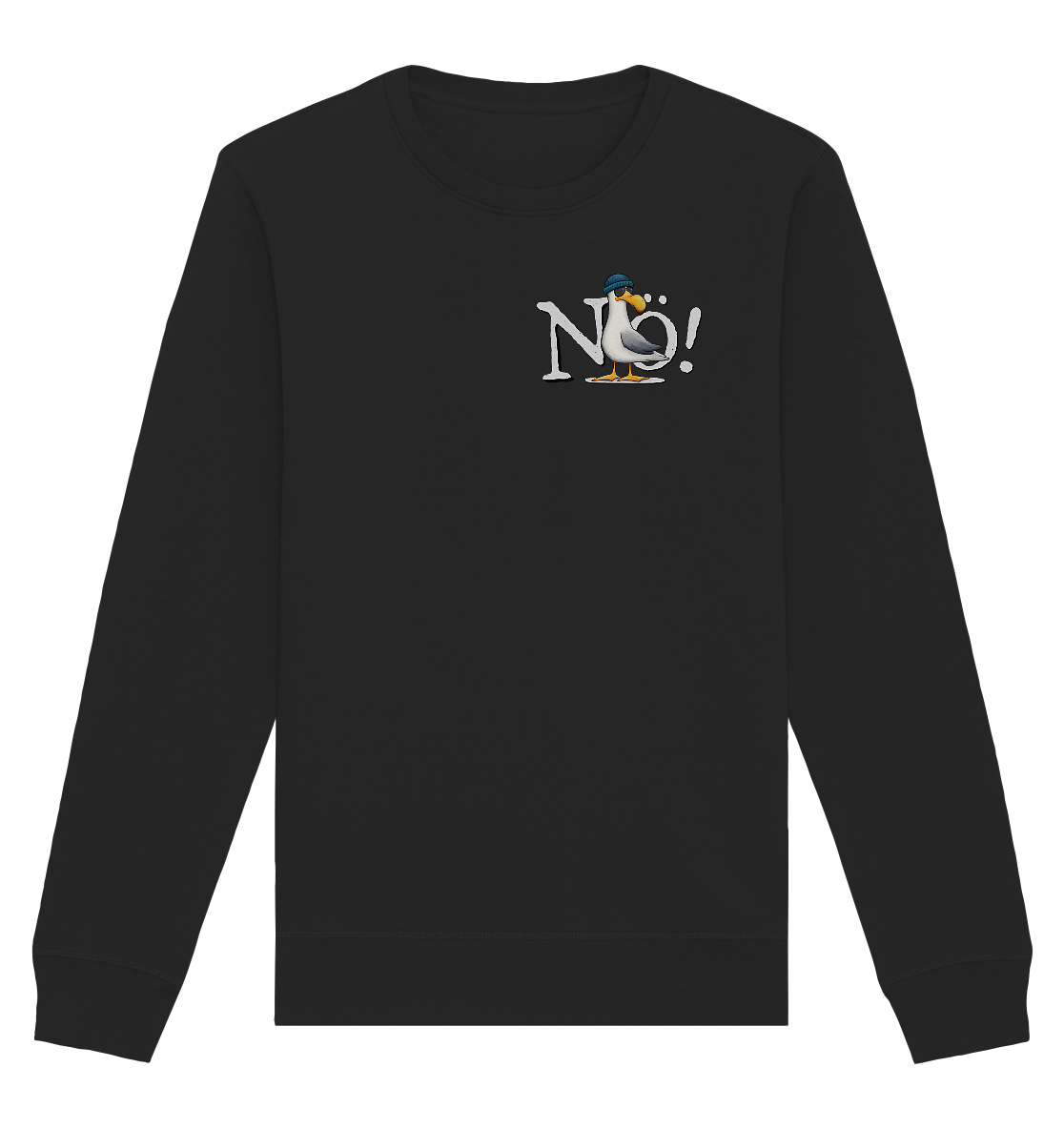 Nö Kein Bock Möwe - Organic Basic Unisex Sweatshirt