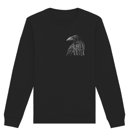 Rabenvater schwarzer Rabe Krähe - Organic Basic Unisex Sweatshirt