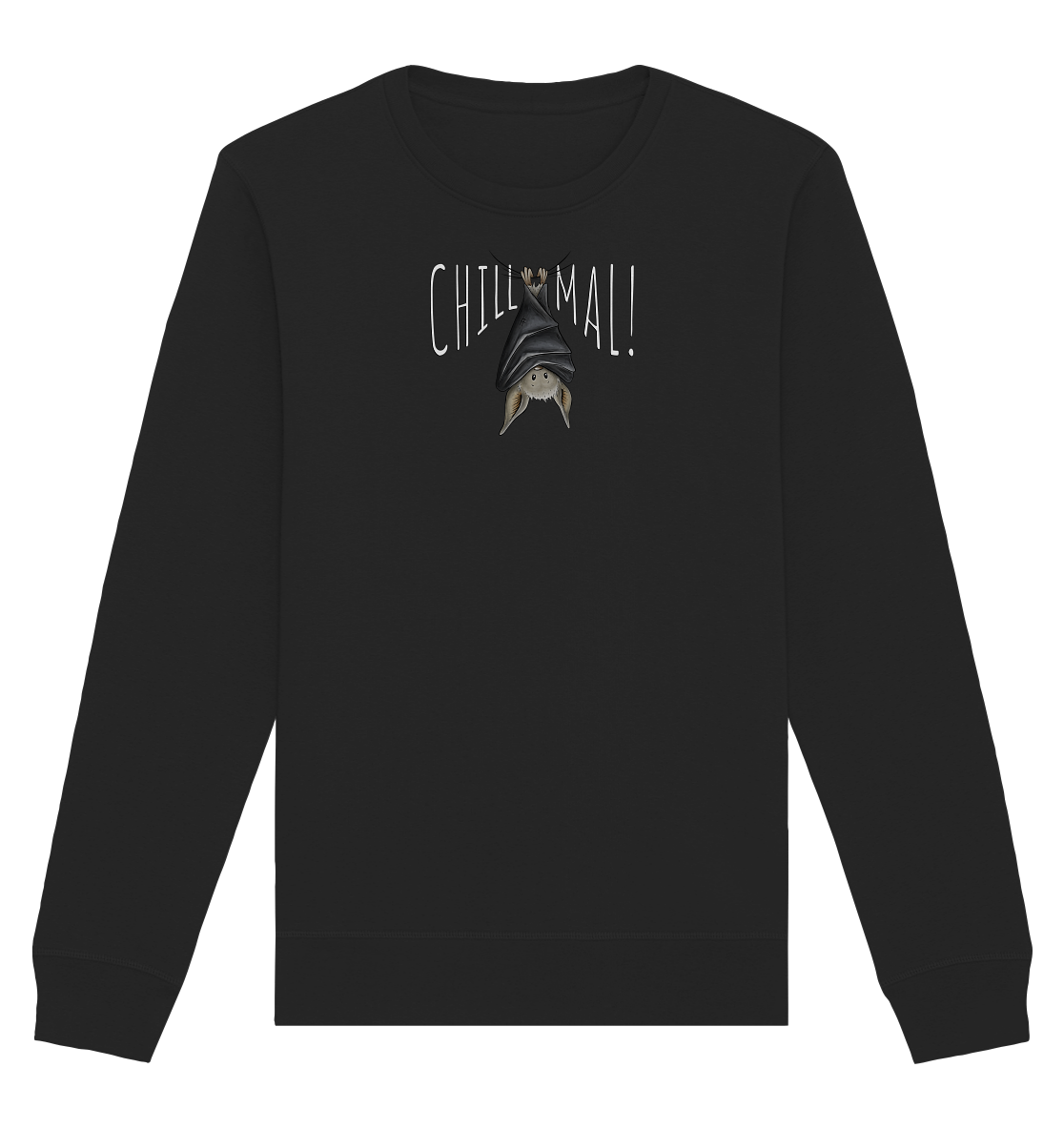 Chill Mal gemütliche Fledermaus - Organic Basic Unisex Sweatshirt