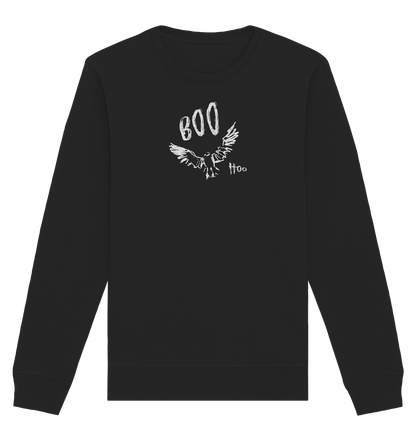 Boo Hoo! Fliegende Eule  - Organic Basic Unisex Sweatshirt