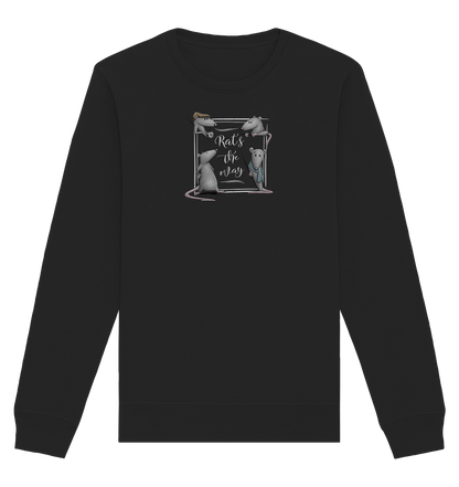 Rat’s The Way Kaffeehaus Ratten - Organic Basic Unisex Sweatshirt
