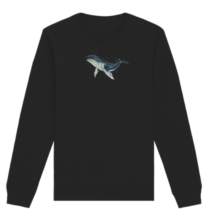 Tiefsee Ozean-Riese Buckelwal - Organic Basic Unisex Sweatshirt