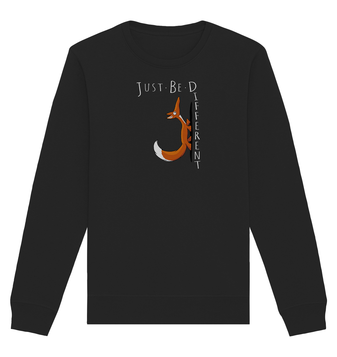 Just Be Different | Sei Anders, kleiner Fuchs - Organic Basic Unisex Sweatshirt
