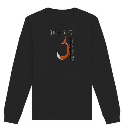 Just Be Different | Sei Anders, kleiner Fuchs - Organic Basic Unisex Sweatshirt