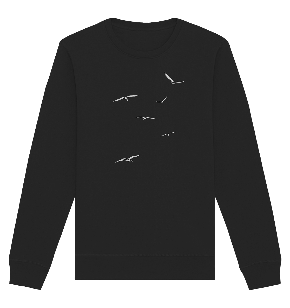Vogelschwarm – Traum vom Fliegen - Organic Basic Unisex Sweatshirt