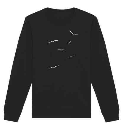 Vogelschwarm – Traum vom Fliegen - Organic Basic Unisex Sweatshirt