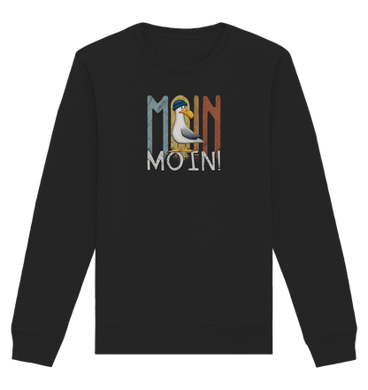 Moin Moin norddeutsche Möwe - Organic Basic Unisex Sweatshirt
