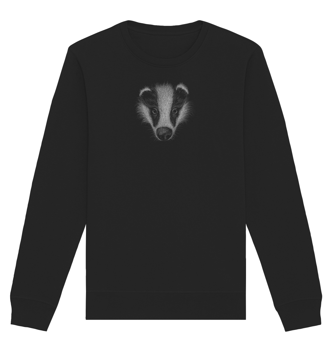 Kritzel-Kunst Dachs Illustration - Organic Basic Unisex Sweatshirt