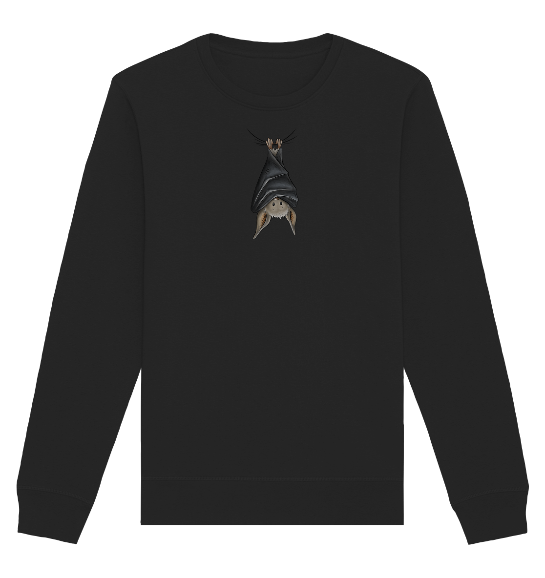 Lustig chillende Fledermaus - Organic Basic Unisex Sweatshirt