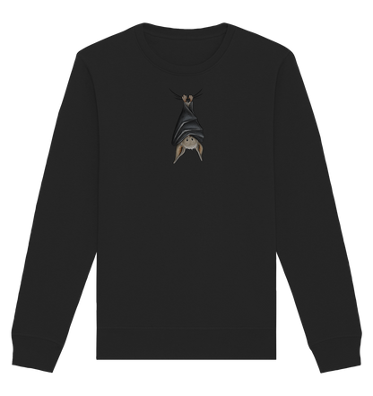 Lustig chillende Fledermaus - Organic Basic Unisex Sweatshirt