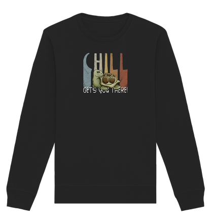 Gechillt gemütliche Schildkröte - Organic Basic Unisex Sweatshirt