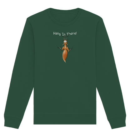 Hang In There | Lässiges Eichhörnchen - Organic Basic Unisex Sweatshirt