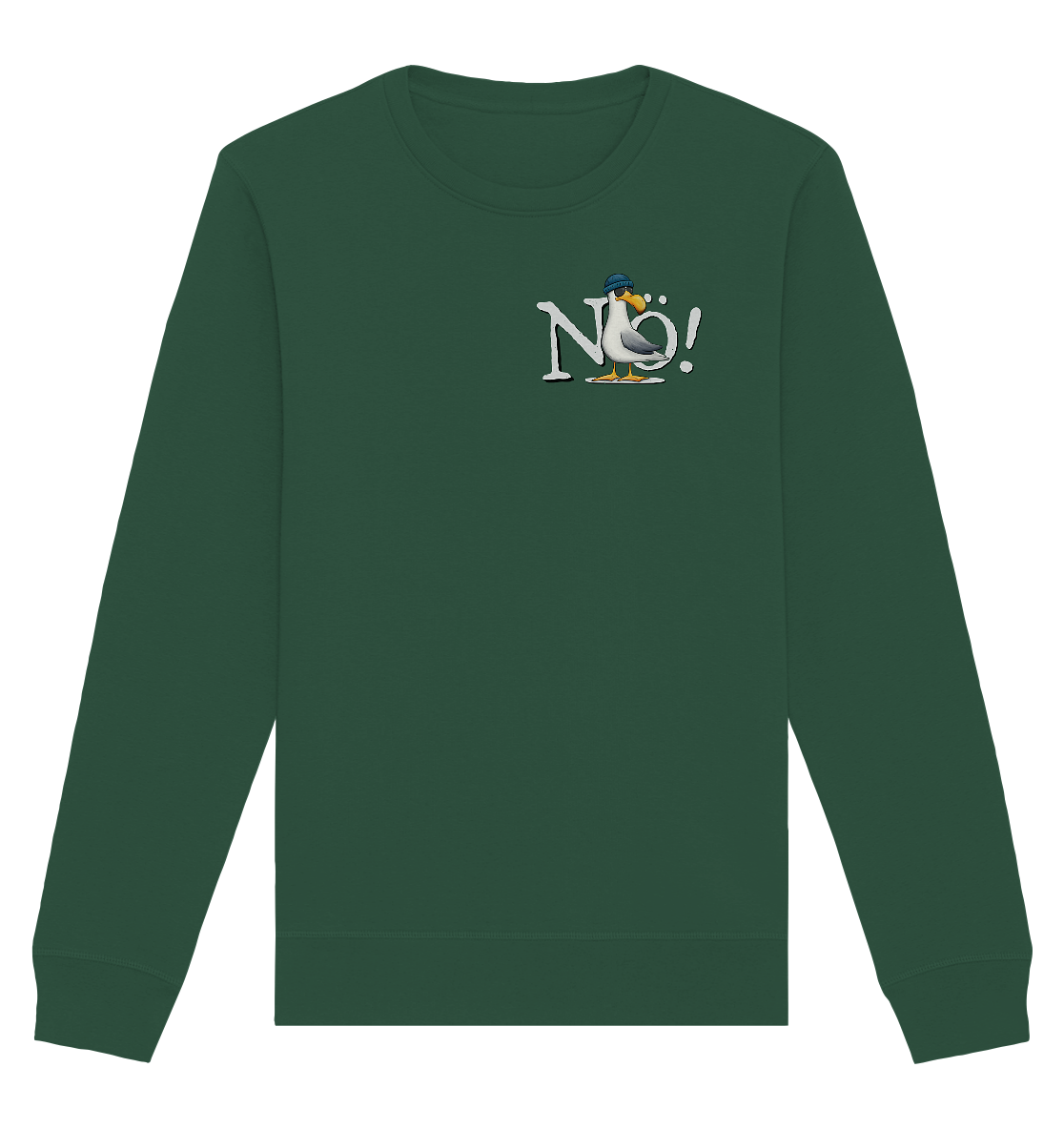 Nö Kein Bock Möwe - Organic Basic Unisex Sweatshirt
