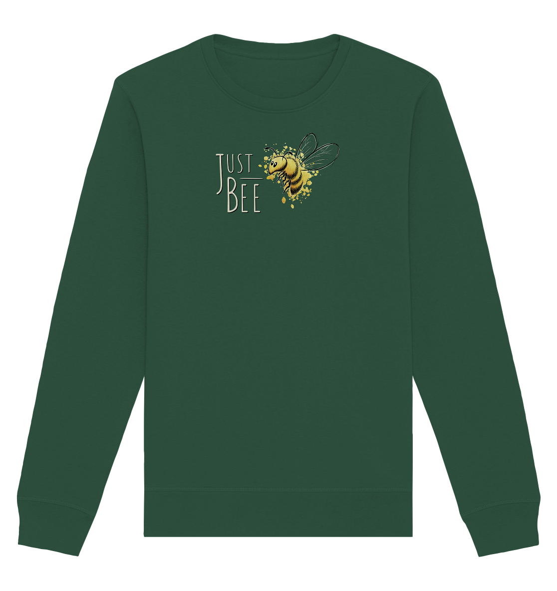 Just Bee, kleine Honig-Biene - Organic Basic Unisex Sweatshirt