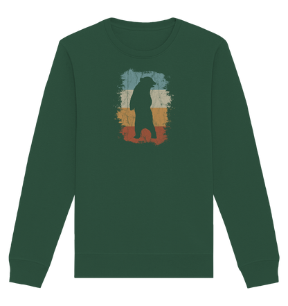 Retro Bären-Silhouette - Organic Basic Unisex Sweatshirt