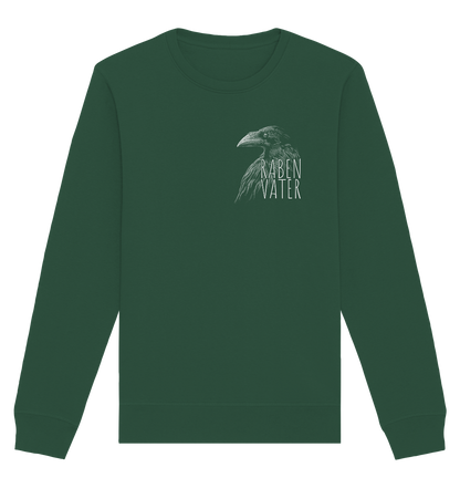 Rabenvater schwarzer Rabe Krähe - Organic Basic Unisex Sweatshirt