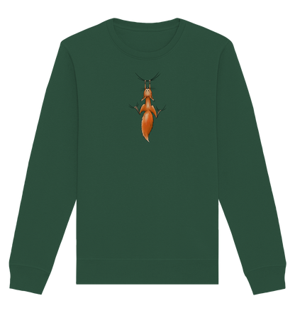 Rotes Eichhörnchen hängt ab - Organic Basic Unisex Sweatshirt