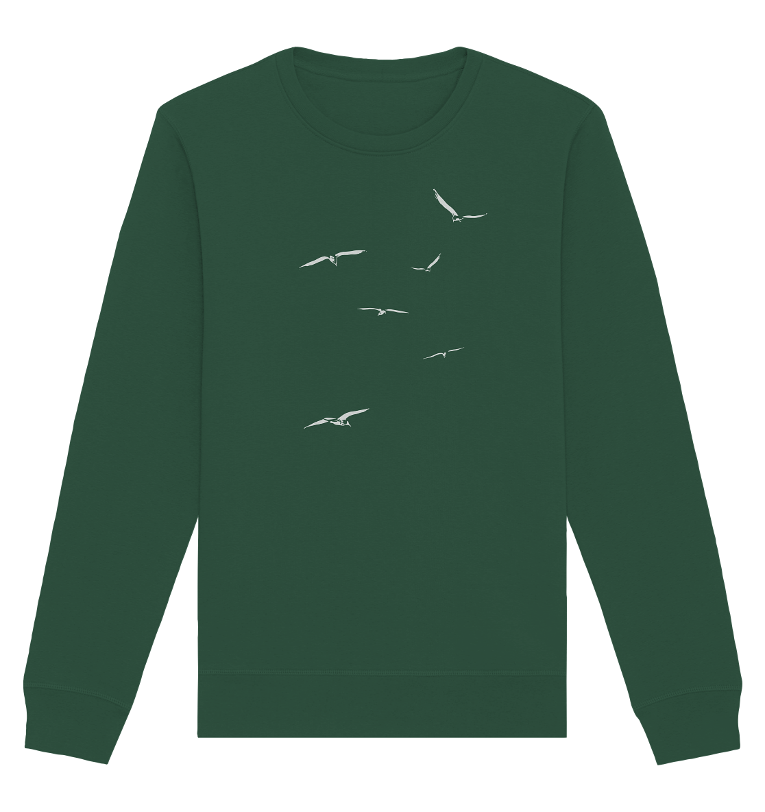 Vogelschwarm – Traum vom Fliegen - Organic Basic Unisex Sweatshirt
