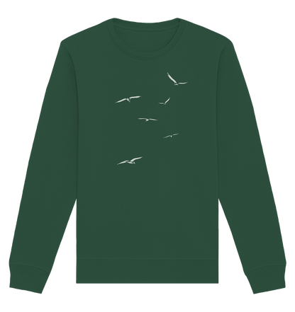 Vogelschwarm – Traum vom Fliegen - Organic Basic Unisex Sweatshirt