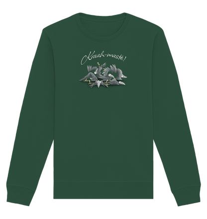 Kraah-masté! Yoga Raben Krähen - Organic Basic Unisex Sweatshirt