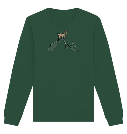 Ziegenbock in den Bergen - Organic Basic Unisex Sweatshirt