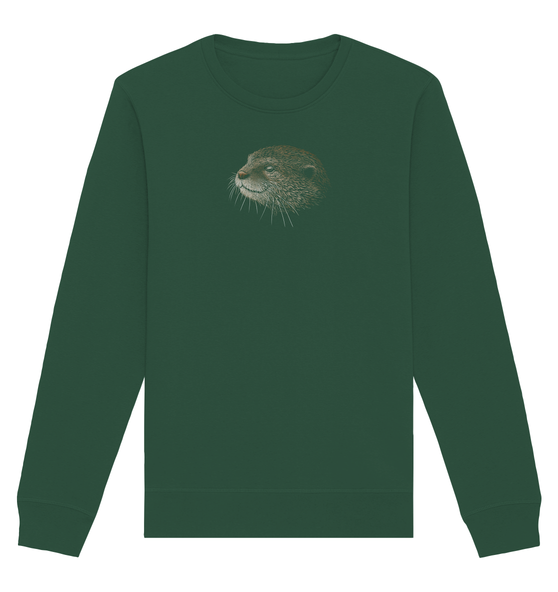 Otter Bleistift Zeichnung KritzelKunst - Organic Basic Unisex Sweatshirt