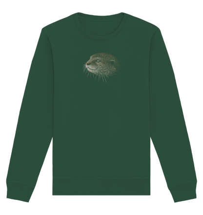 Otter Bleistift Zeichnung KritzelKunst - Organic Basic Unisex Sweatshirt