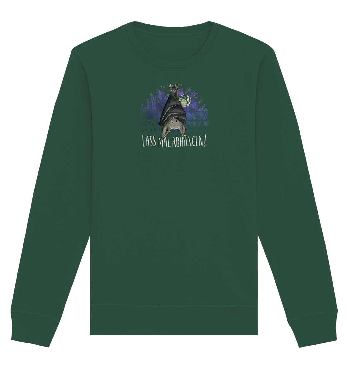 Lass mal abhängen Fledermaus - Organic Basic Unisex Sweatshirt