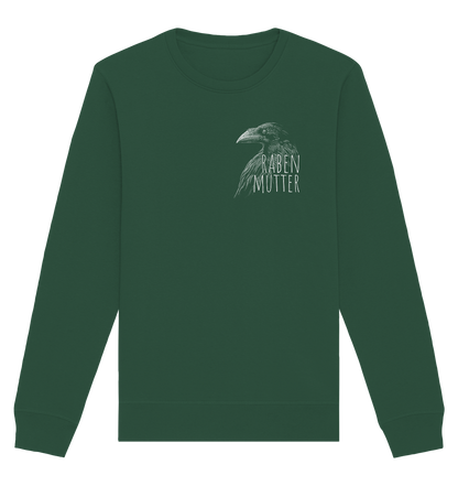 Rabenmutter schwarze Krähe Rabe - Organic Basic Unisex Sweatshirt