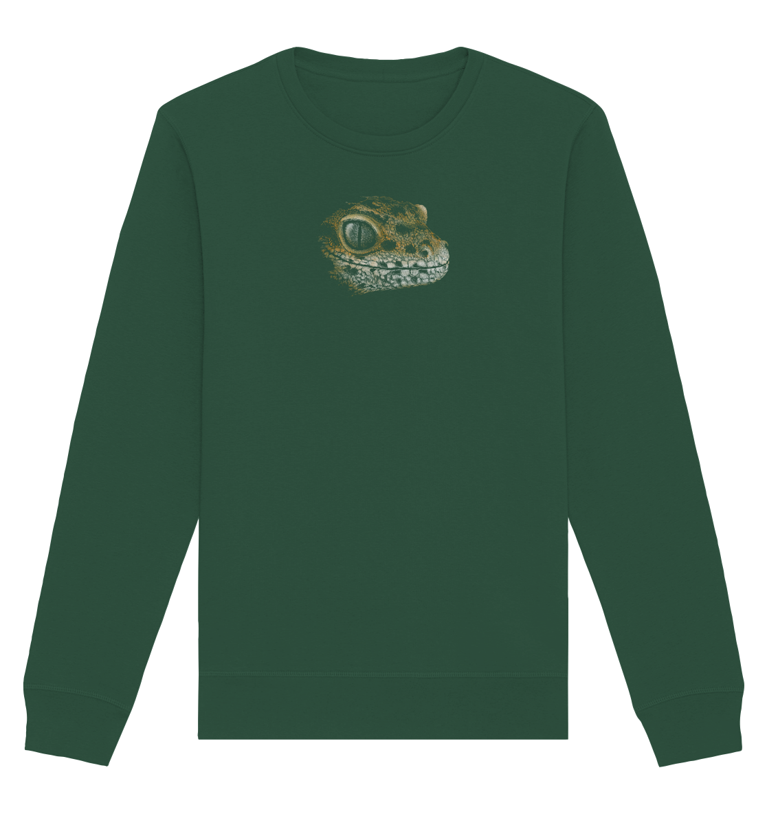 Leopard Gecko Skizze Kritzelkunst - Organic Basic Unisex Sweatshirt