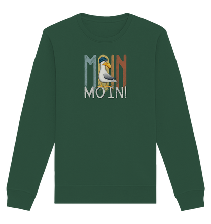 Moin Moin norddeutsche Möwe - Organic Basic Unisex Sweatshirt