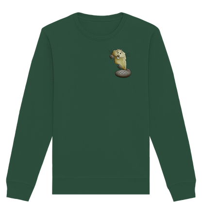 Lustiger frecher Biber - Organic Basic Unisex Sweatshirt