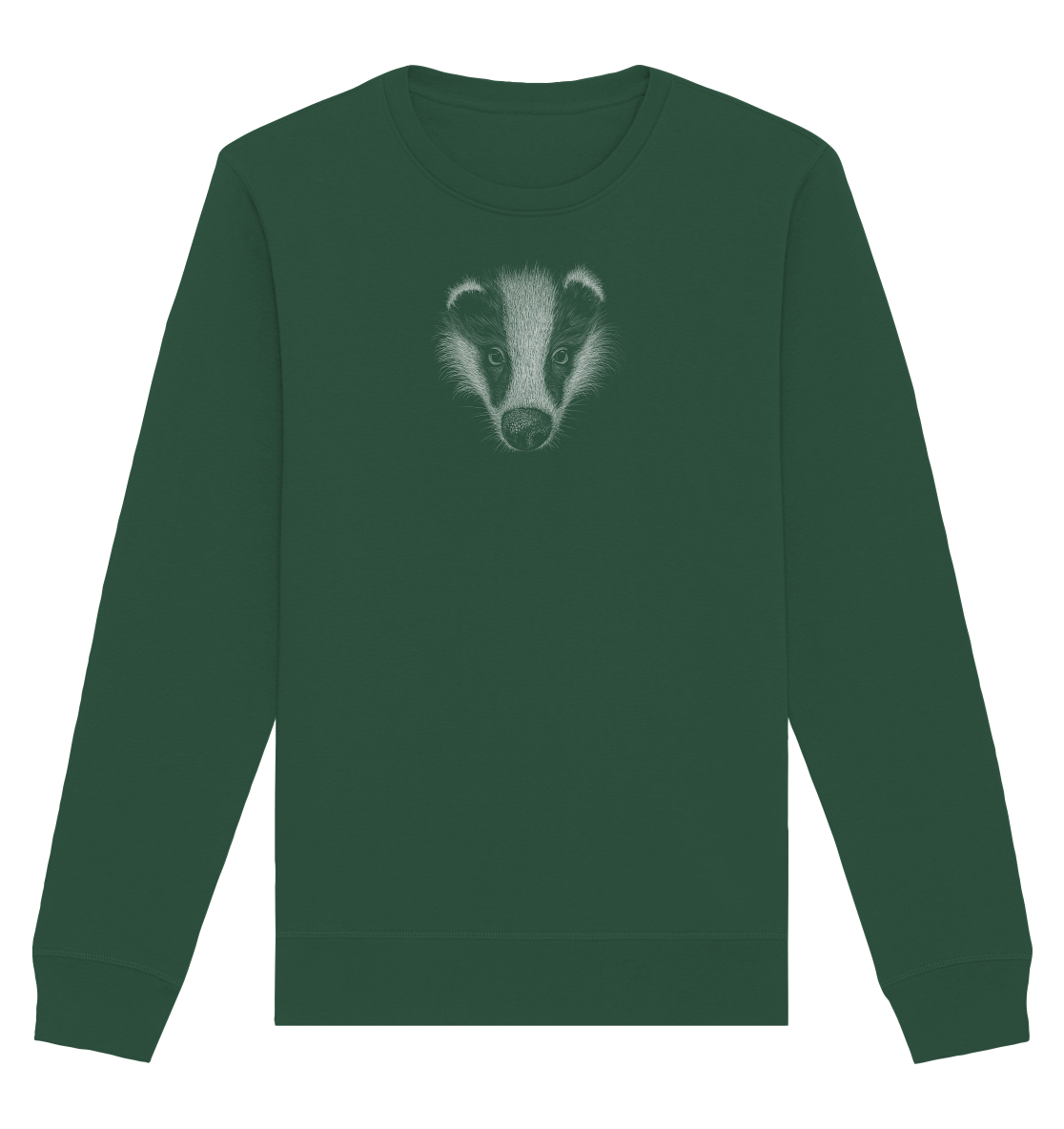 Kritzel-Kunst Dachs Illustration - Organic Basic Unisex Sweatshirt