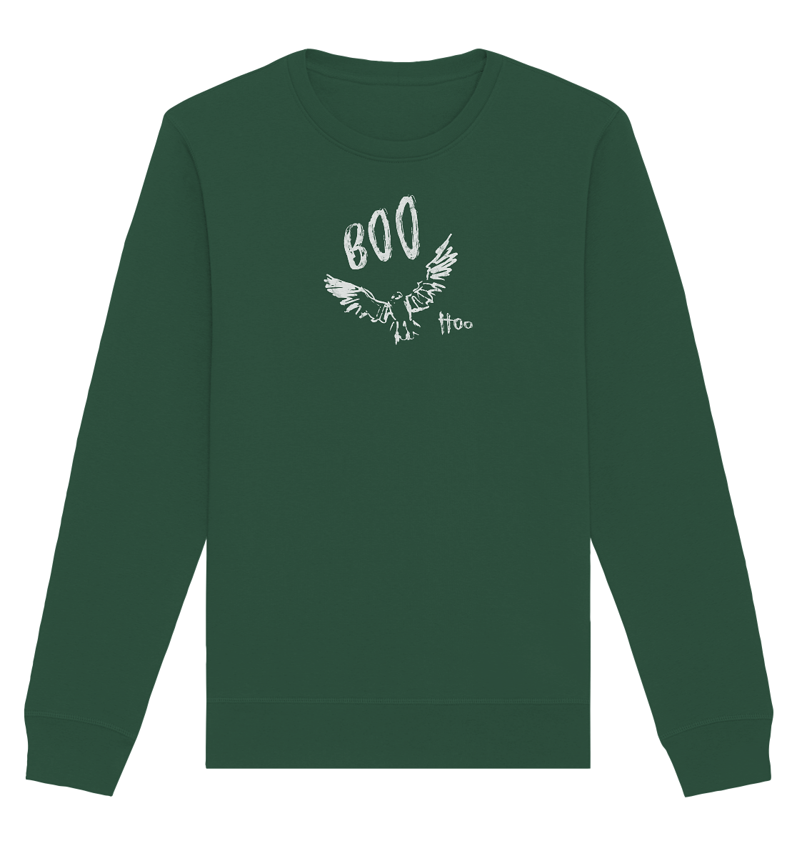 Boo Hoo! Fliegende Eule  - Organic Basic Unisex Sweatshirt