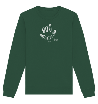 Boo Hoo! Fliegende Eule  - Organic Basic Unisex Sweatshirt