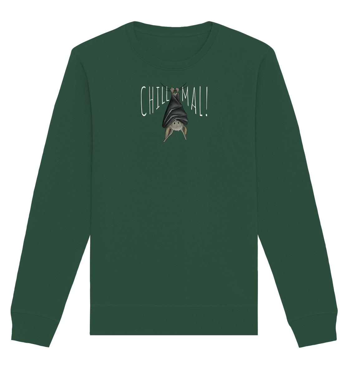 Chill Mal gemütliche Fledermaus - Organic Basic Unisex Sweatshirt