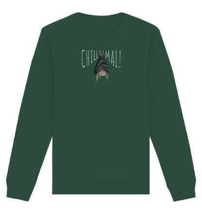 Chill Mal gemütliche Fledermaus - Organic Basic Unisex Sweatshirt