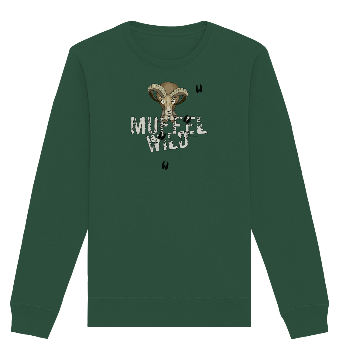 Muffel Wild Mufflon - Organic Basic Unisex Sweatshirt