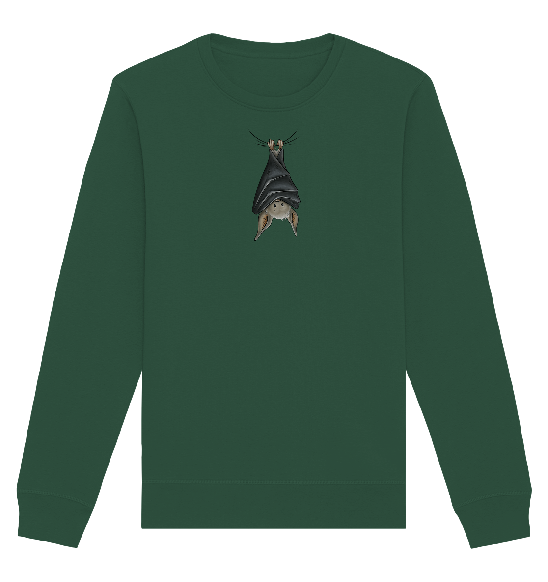 Lustig chillende Fledermaus - Organic Basic Unisex Sweatshirt