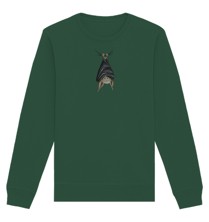 Lustig chillende Fledermaus - Organic Basic Unisex Sweatshirt
