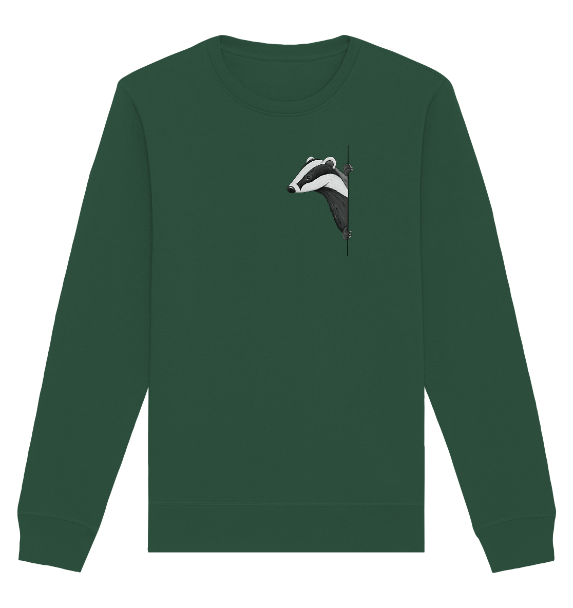 Lässiger Dachs Meister Grimbart - Organic Basic Unisex Sweatshirt