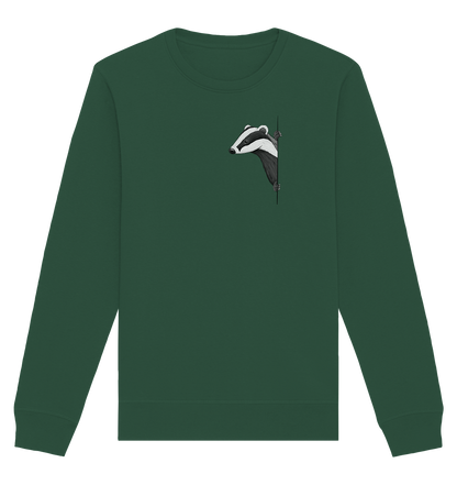 Lässiger Dachs Meister Grimbart - Organic Basic Unisex Sweatshirt