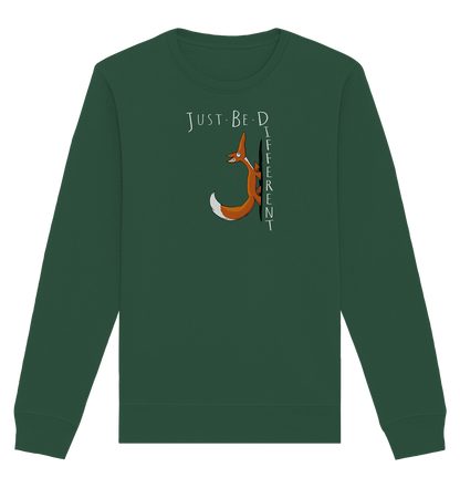 Just Be Different | Sei Anders, kleiner Fuchs - Organic Basic Unisex Sweatshirt