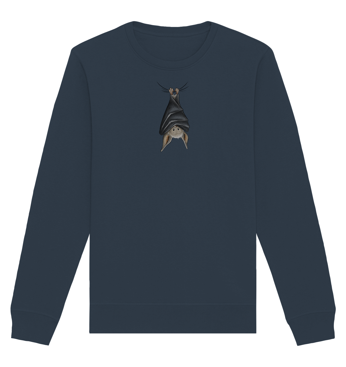 Lustig chillende Fledermaus - Organic Basic Unisex Sweatshirt