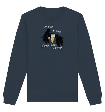 I’m Fine Rabe | Alles Gut Krähe - Organic Basic Unisex Sweatshirt