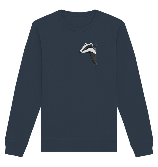 Lässiger Dachs Meister Grimbart - Organic Basic Unisex Sweatshirt